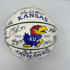 2002-03 Kansas Jayhawks Team Signed Basketball NCAA Champs Runner Up JSA COA