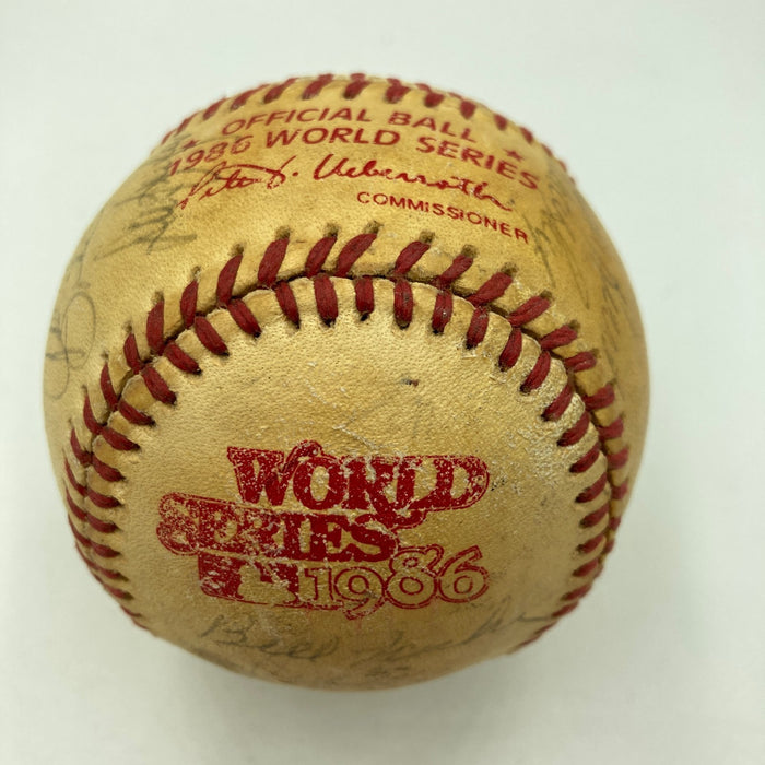1986 Boston Red Sox AL Champs Team Signed 1986 World Series Game Baseball