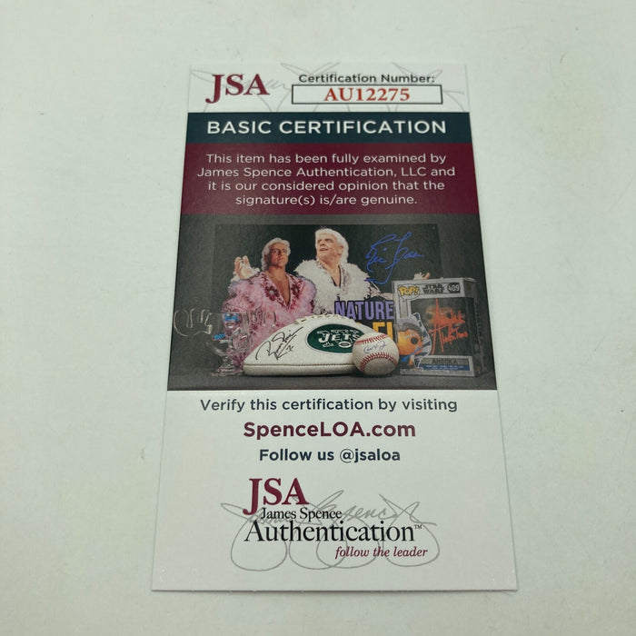 Terry Baker Signed Vintage AL Baseball Heisman Trophy Winner JSA COA