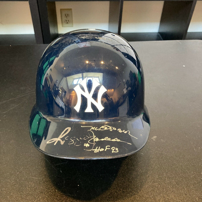 Reggie Jackson "HOF Mr. October" Signed Authentic Yankees Game Model Helmet JSA