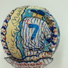Mickey Mantle & Joe Dimaggio Signed Charles Fazzino Pop Art Baseball PSA RARE