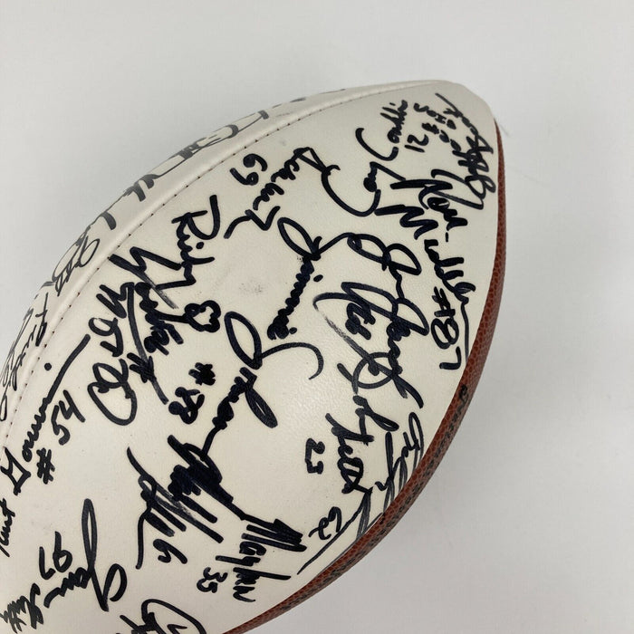 1991 Washington Redskins Super Bowl Champs Team Signed Football JSA COA