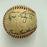 1941 St. Louis Cardinals Team Signed National League Baseball Beckett COA