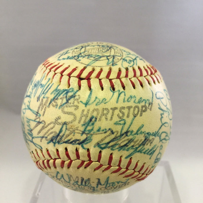 Incredible 1958 St. Louis Cardinals Team Signed Baseball With 39 Signatures! PSA