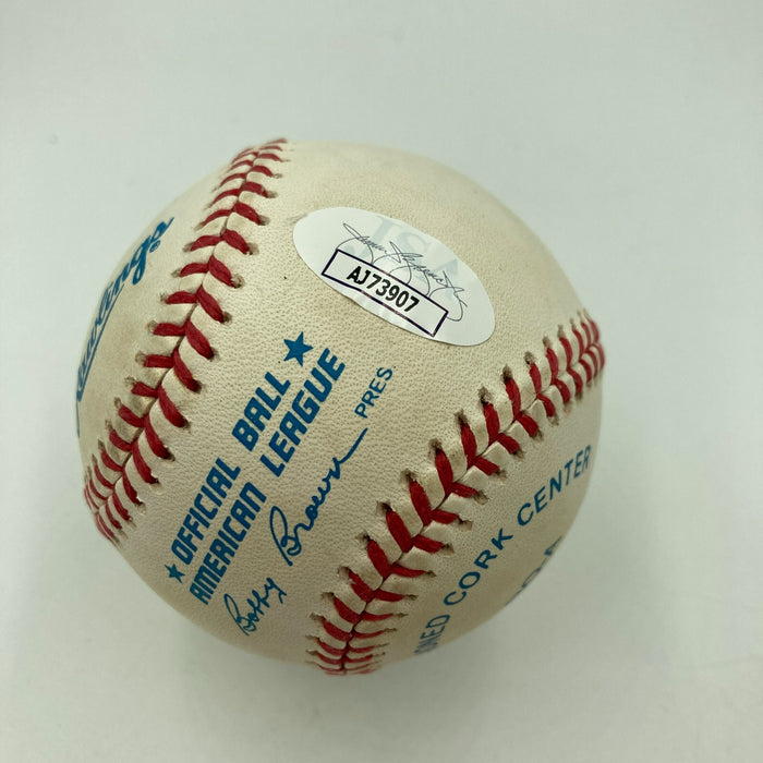 Nolan Ryan Signed Official American League Baseball JSA COA