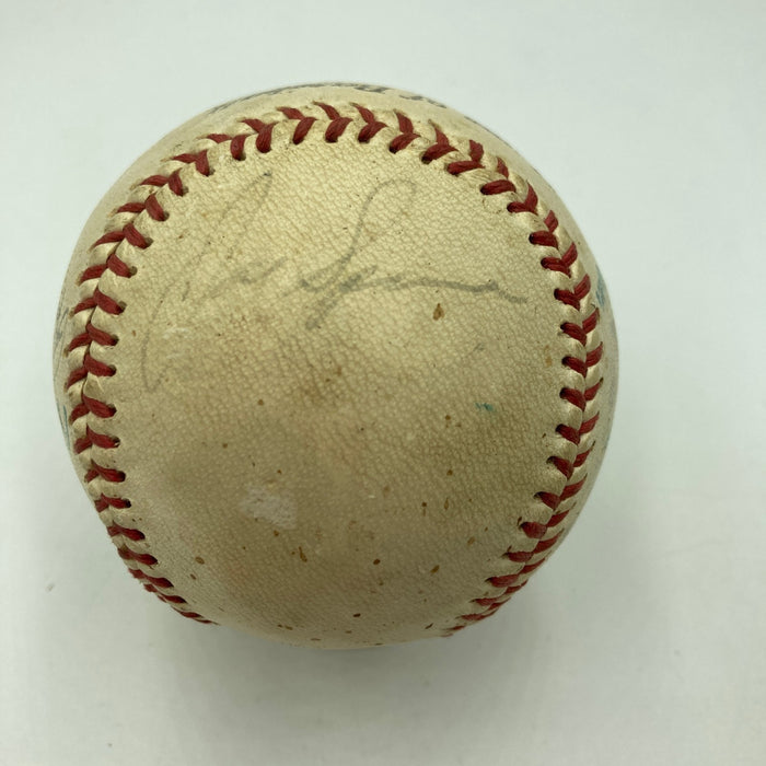 Ray Schalk Lloyd Waner Red Ruffing & 1968 Tigers Signed Baseball JSA COA