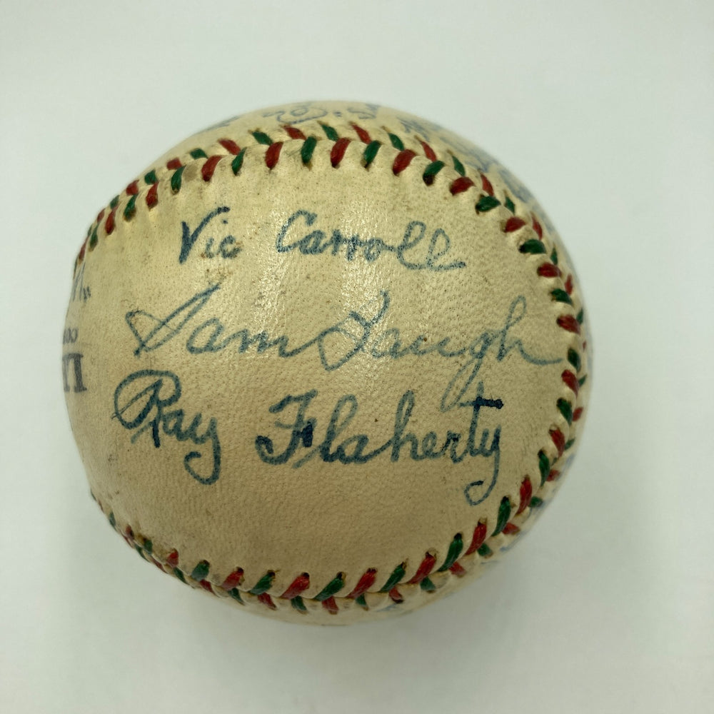 Historic 1937 Washington Redskins Inaugural Season Team Signed Baseball JSA COA