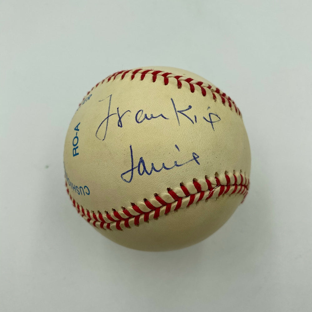Frankie Laine Signed Autographed American League Baseball With JSA COA