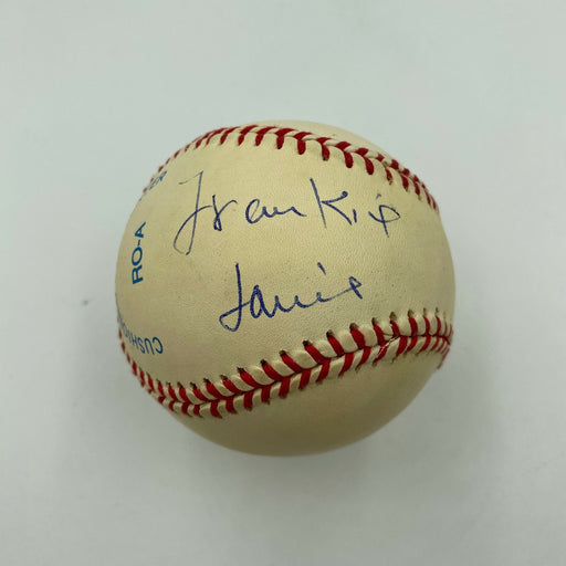 Frankie Laine Signed Autographed American League Baseball With JSA COA