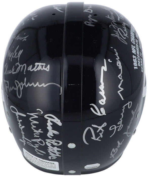 1963 Chicago Bears Super Bowl Champs Team Signed Full Size Helmet With JSA COA