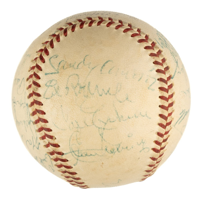 1955 Brooklyn Dodgers World Series Champs Team Signed Baseball