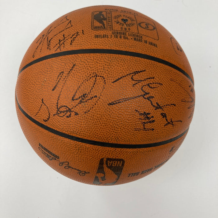 2011 Phoenix Suns VS Boston Celtics Team Signed Game Used Basketball JSA COA