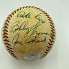 1951 New York Giants VS Dodgers 1977 Old Timers Day Signed Baseball PSA DNA