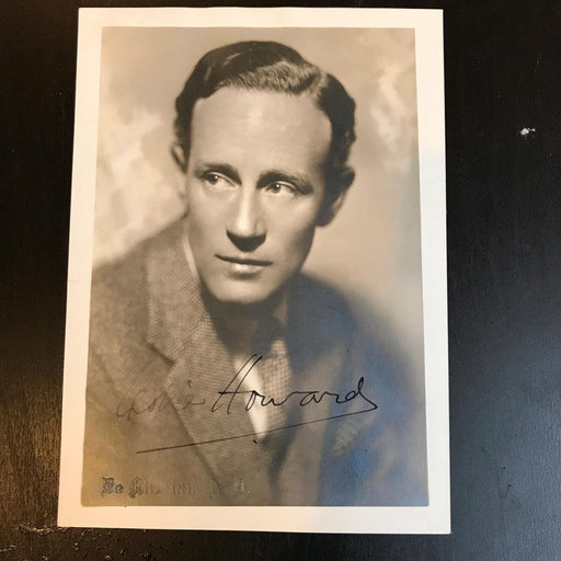 Beautiful 1930's Leslie Howard Signed Autographed Photo Gone With The Wind JSA