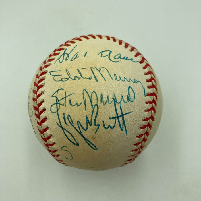 3,000 Hit Club Signed Baseball 13 Sig Willie Mays Hank Aaron Stan Musial Steiner