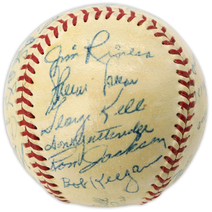 1956 Chicago White Sox Team Signed Baseball Nellie Fox PSA DNA COA