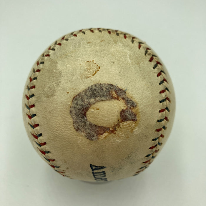 Bill McGowan Single Signed 1925 American League Baseball JSA COA RARE