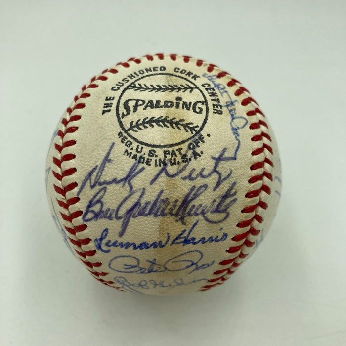 1970 All Star Game Team Signed Baseball Roberto Clemente Willie Mays Beckett COA