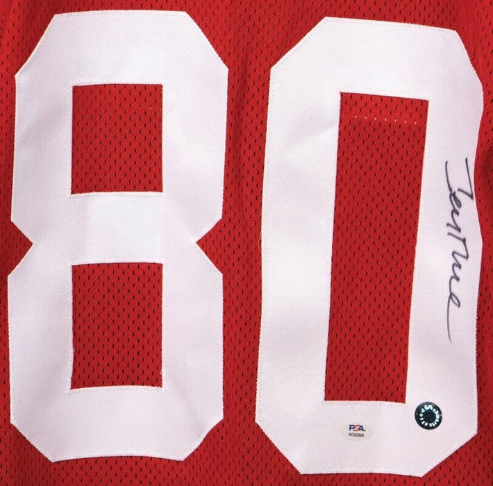Jerry Rice Signed Autographed San Francisco 49ers Jersey PSA DNA