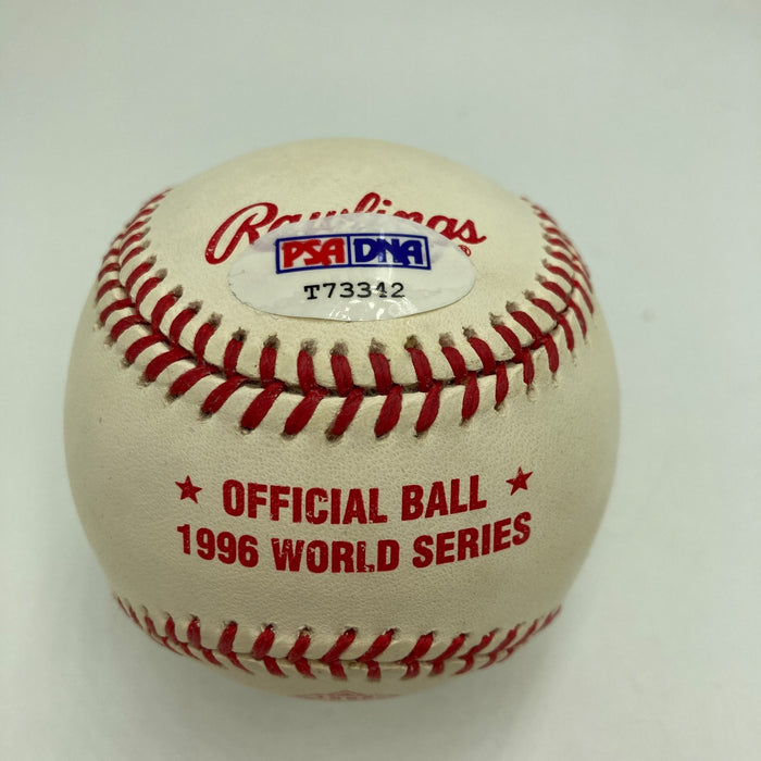 Andy Pettitte Signed 1996 Official World Series Baseball PSA DNA COA