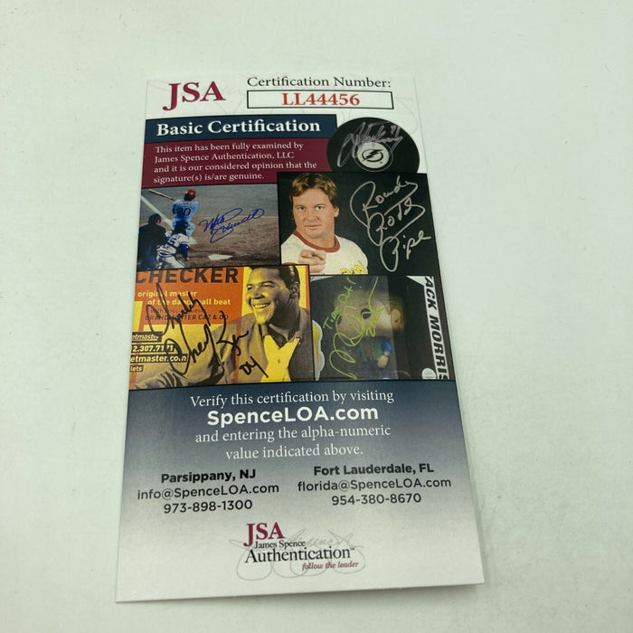 Al Alberts & Bobby Rydell Signed Autographed Baseball With JSA COA Movie Star