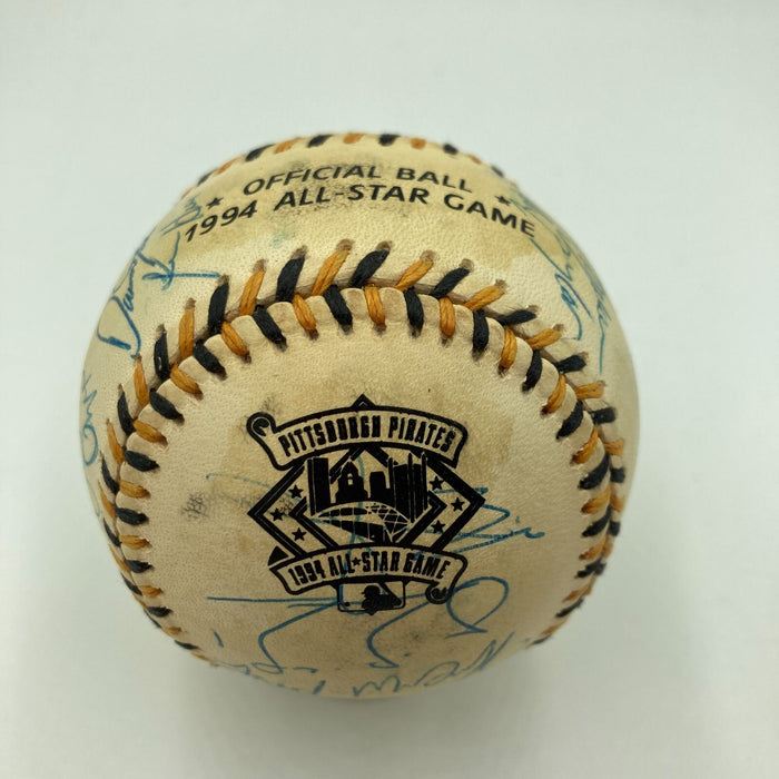 1994 All Star Game National League Team Signed Baseball Barry Bonds PSA DNA COA