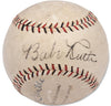 Historic Babe Ruth Mickey Mantle & Joe Dimaggio Signed Baseball PSA DNA & JSA