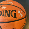 Extraordinary Bill Russell Signed Heavily Inscribed STAT Basketball #5/6 PSA DNA