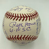 1961 New York Yankees World Series Champs Team Signed Baseball