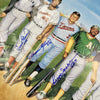 Willie Mays Hank Aaron 500 Home Run Club Signed Litho Photo 9 Sigs JSA COA