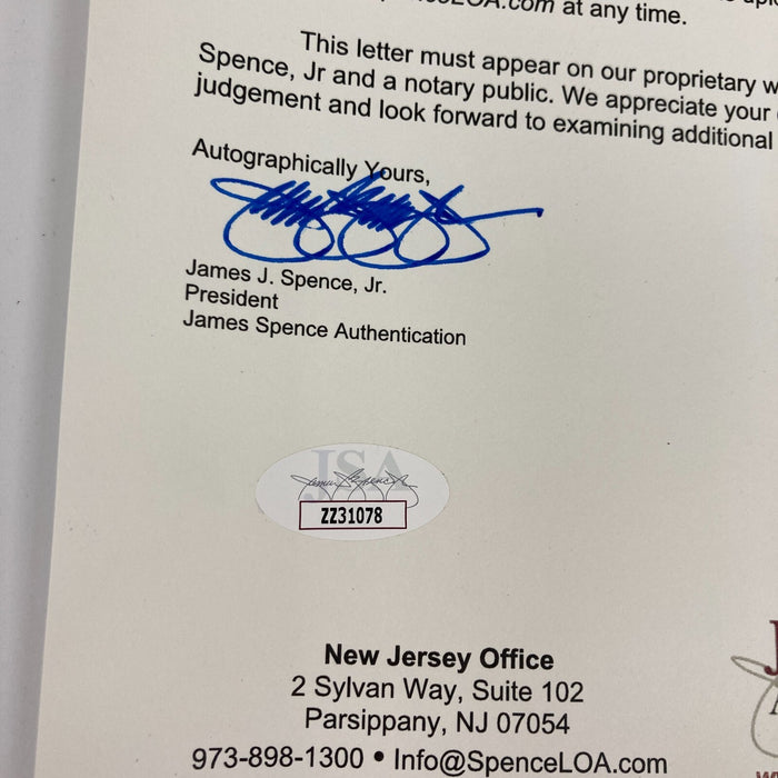 MINT Ted Williams "The Kid" Signed Inscribed Game Model Baseball Bat JSA COA