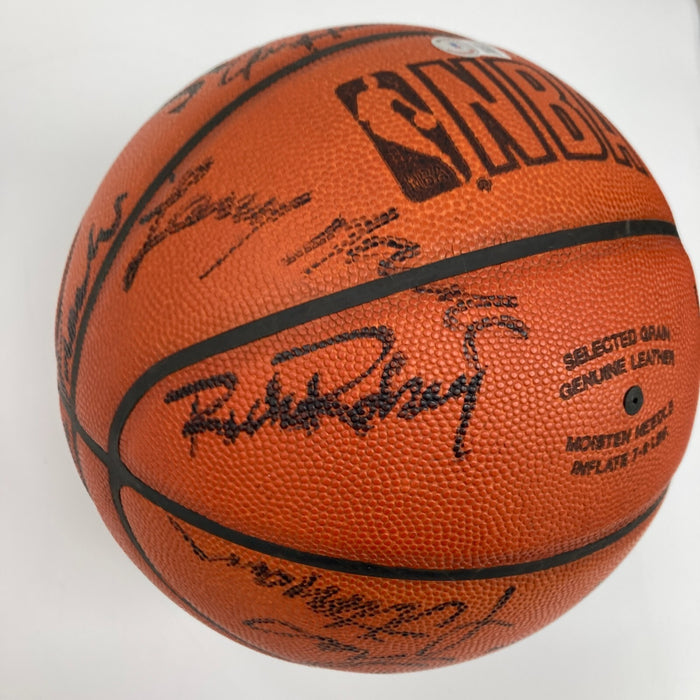 1984-85 Phoenix Suns Team Signed Game Used Spalding Official Basketball Beckett