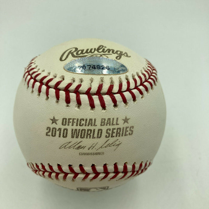 2010 San Francisco Giants W.S. Champs Team Signed Baseball Tristar Hologram