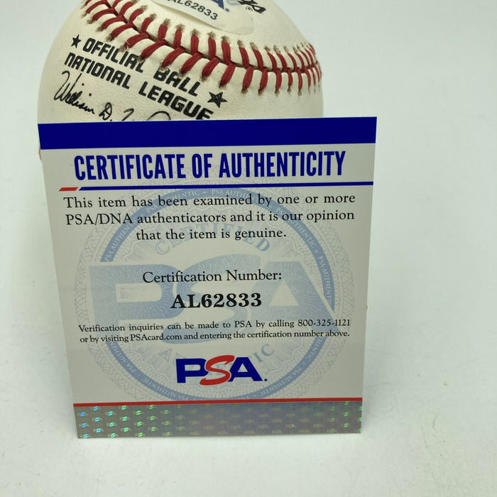 Willie Mays Signed Official National League Baseball PSA DNA COA