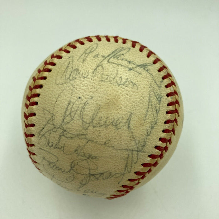 Willie Mays 1976 All Star Game Team Signed Baseball With JSA COA