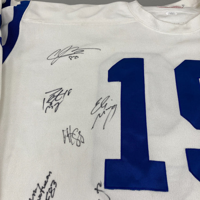 NFL Hall Of Fame Quarterbacks Multi Signed Mitchell & Ness Jersey 40 Sigs JSA