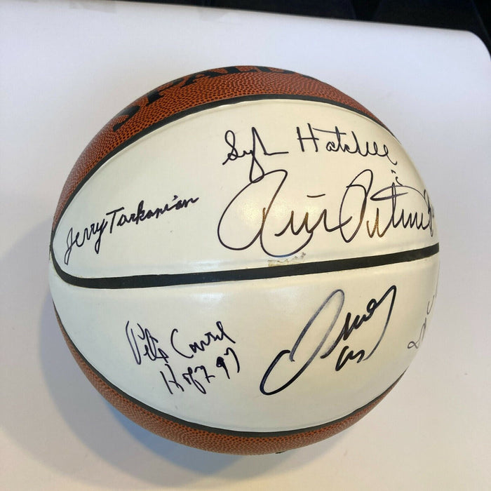 Gary Payton Hall Of Fame Induction Class Of 2013 Multi Signed Basketball JSA