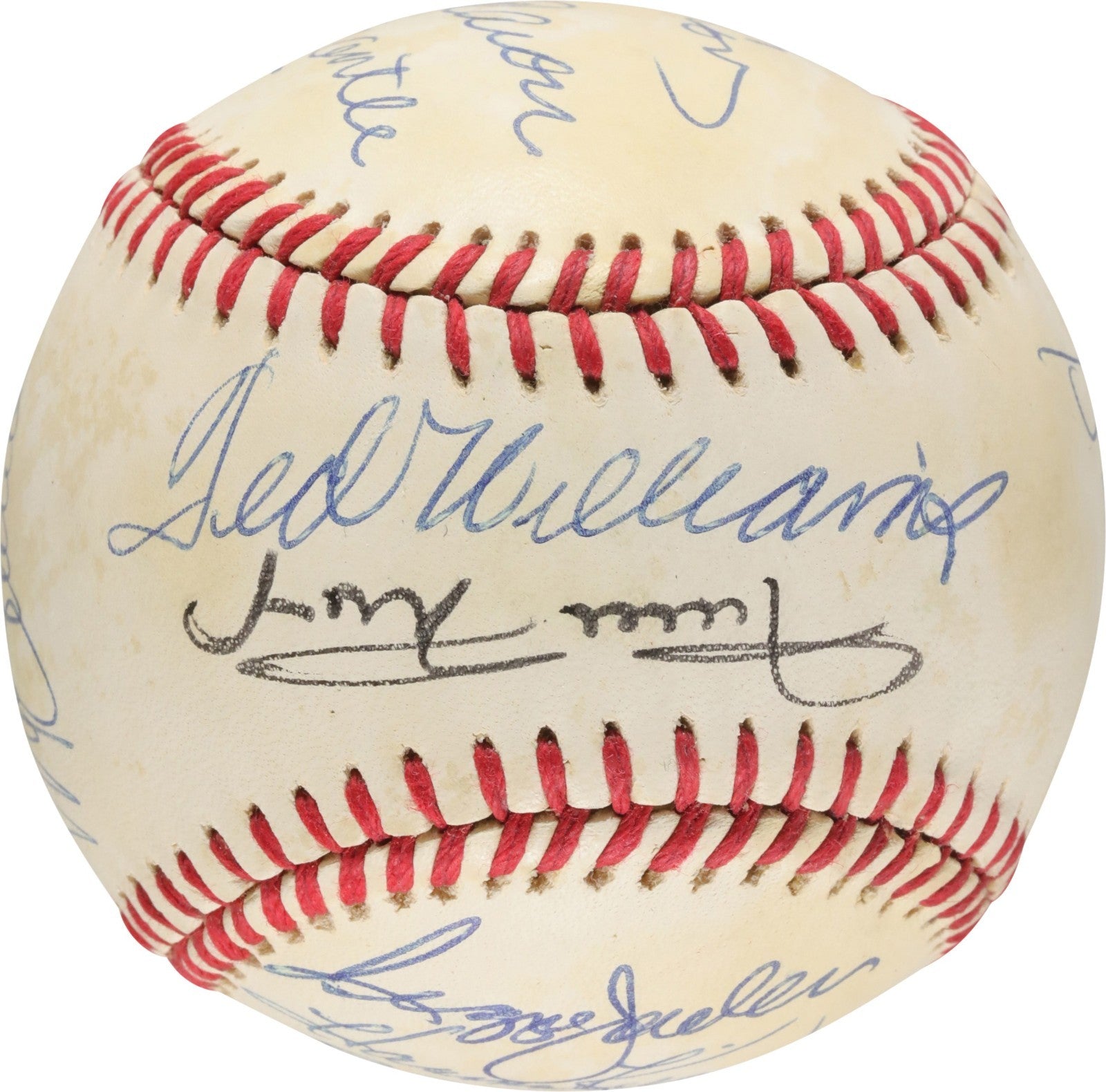 500 Home Run Signed Baseball Mickey Mantle Ted Williams Willie Mays 11 Sigs PSA