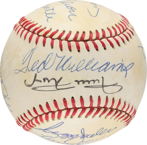500 Home Run Signed Baseball Mickey Mantle Ted Williams Willie Mays 11 Sigs PSA