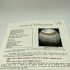 Joe Cronin Joe Medwick Earl Averill Max Carey HOF Multi Signed Baseball PSA JSA