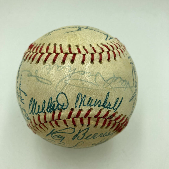 1958 Chicago White Sox Team Signed Autographed Baseball With Nellie Fox