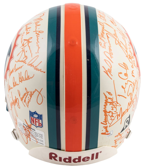 1972 Miami Dolphins Super Bowl Champs Team Signed Full Size Helmet PSA & Beckett