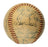 Charles Comiskey Ed Walsh Red Faber Chicago White Sox HOF Signed Baseball JSA