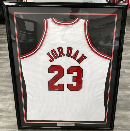 Michael Jordan Signed Authentic Chicago Bulls Jersey JSA Graded 9 MINT UDA COA