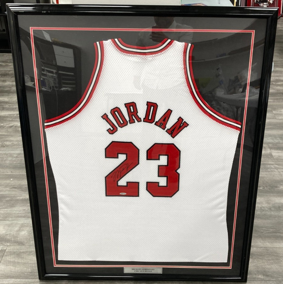 Michael Jordan Signed Authentic Chicago Bulls Jersey JSA Graded 9 MINT UDA COA
