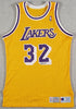 Magic Johnson Signed Pro Cut 1992-93 Los Angeles Lakers Jersey With Beckett COA