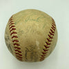 1957 Milwaukee Braves World Series Champs Team Signed Baseball JSA Hank Aaron