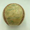1961 New York Yankees W.S. Champs Team Signed Baseball Mickey Mantle Maris PSA