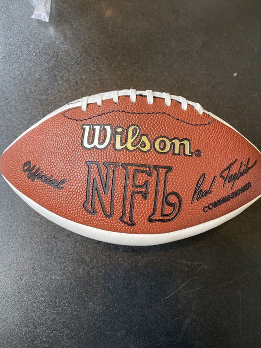 Johnny Unitas #19 Signed Autographed Wilson NFL Football With Beckett COA