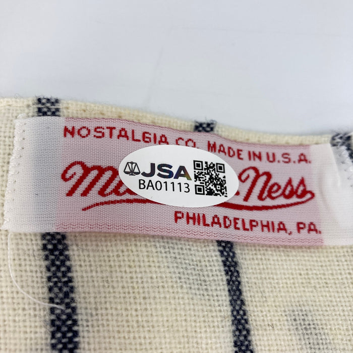 Beautiful Joe Dimaggio Signed New York Yankees Mitchell & Ness Jersey JSA COA